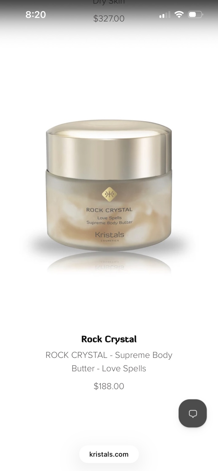 ROCK CRYSTAL Supreme Body Butter — Love Spells