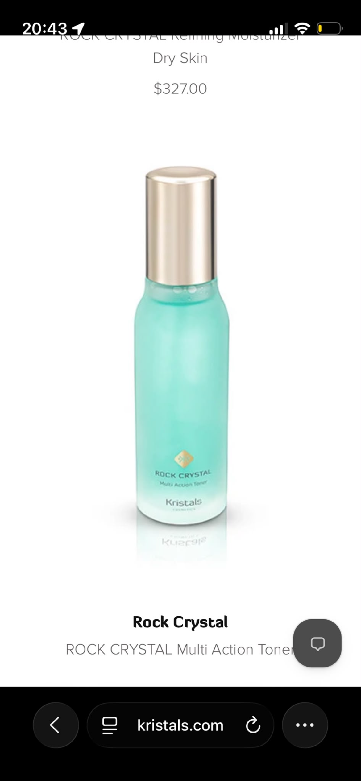ROCK CRYSTAL Multi Action Toner