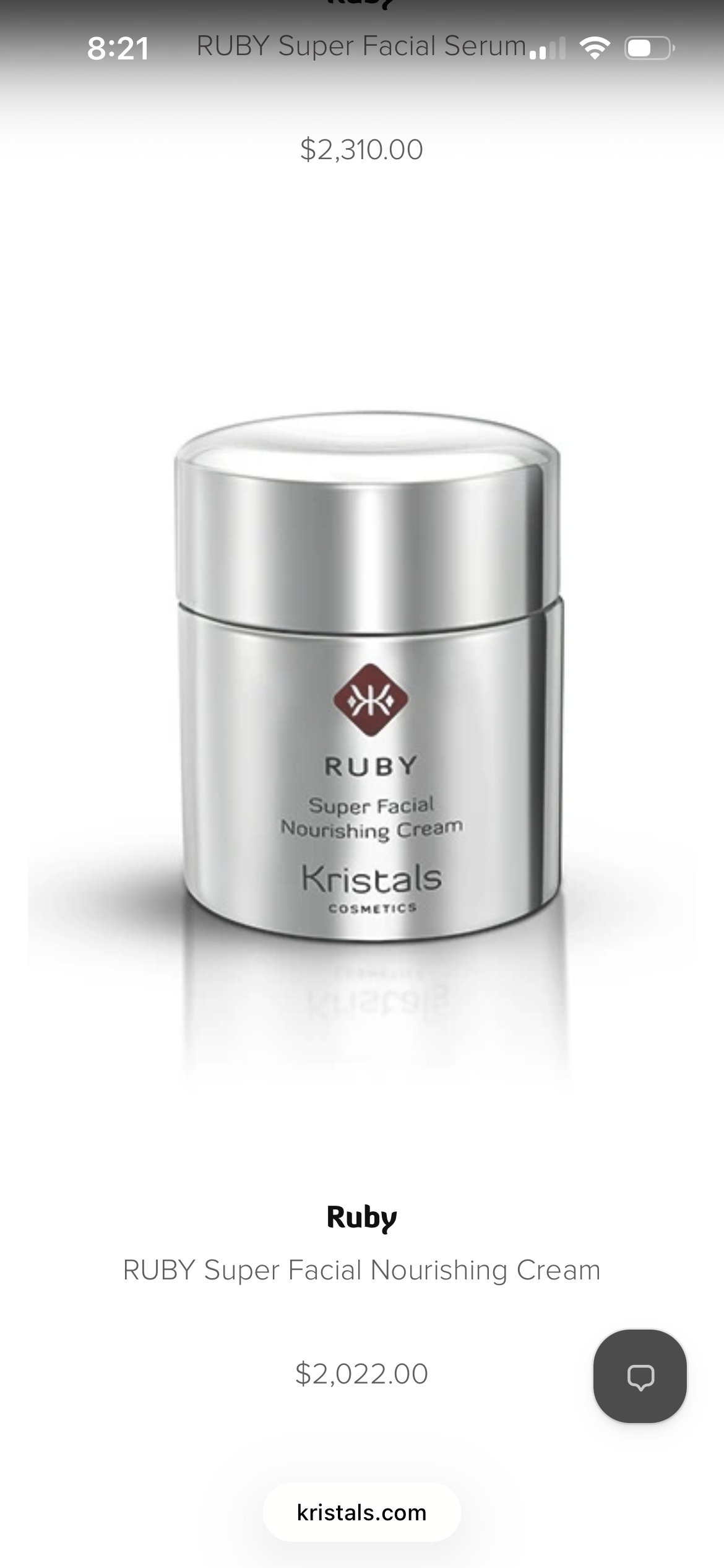 RUBY Super Facial Nourishing Cream